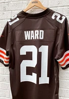 Denzel Ward  Nike Cleveland Browns Brown Home Game Football Jersey
