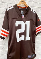 Denzel Ward  Nike Cleveland Browns Brown Home Game Football Jersey