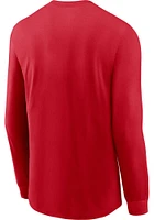 Nike Cincinnati Reds Red Local Team Phrase Long Sleeve T Shirt