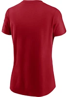 Nike Cincinnati Reds Womens Red Logo Short Sleeve T-Shirt