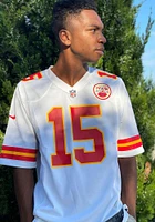 Patrick Mahomes  Kansas City Chiefs White Road Game Football Jersey