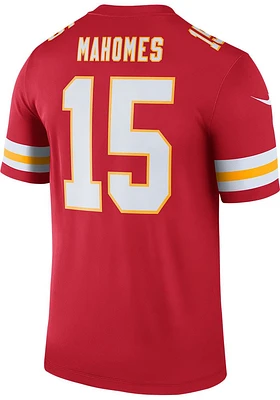 Patrick Mahomes  Kansas City Chiefs Red Home Legend Design Football Jersey