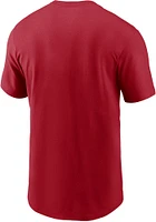 Nike Cincinnati Reds Home Team Bracket Short Sleeve T Shirt