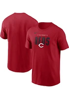 Nike Cincinnati Reds Home Team Bracket Short Sleeve T Shirt