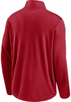 Nike Cincinnati Reds Mens Red Franchise Logo Pacer Long Sleeve Qtr Zip Pullover