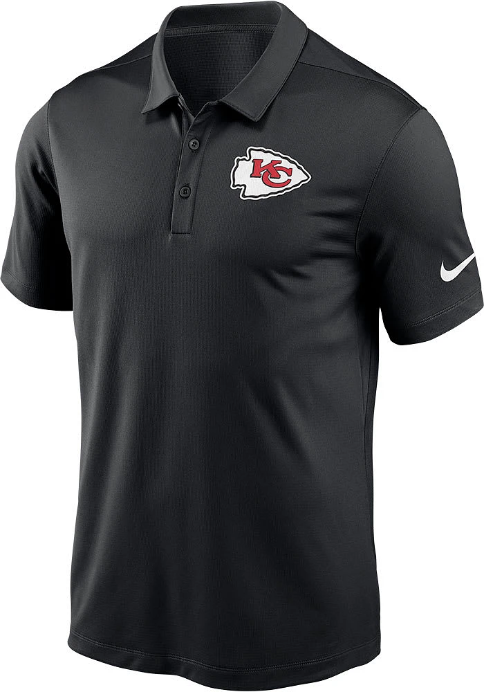Nike Kansas City Chiefs Mens Black Franchise Short Sleeve Polo