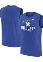 Nike Kentucky Wildcats Mens Blue Dri-Fit Legend Short Sleeve Tank Top