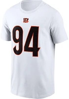 Sam Hubbard Cincinnati Bengals White Road Short Sleeve Player T Shirt