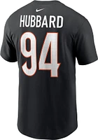 Sam Hubbard Cincinnati Bengals Black Home Short Sleeve Player T Shirt