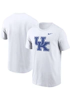 Nike Kentucky Wildcats White Primary Logo Short Sleeve T Shirt