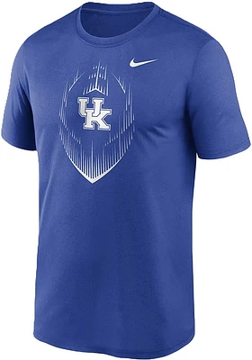 Nike Kentucky Wildcats Blue Dri-Fit Legend Design Short Sleeve T Shirt