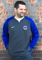 Nike Chicago Cubs Mens Grey Authentic Thermal Long Sleeve Sweatshirt