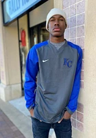 Nike Kansas City Royals Mens Grey Authentic Thermal Long Sleeve Sweatshirt