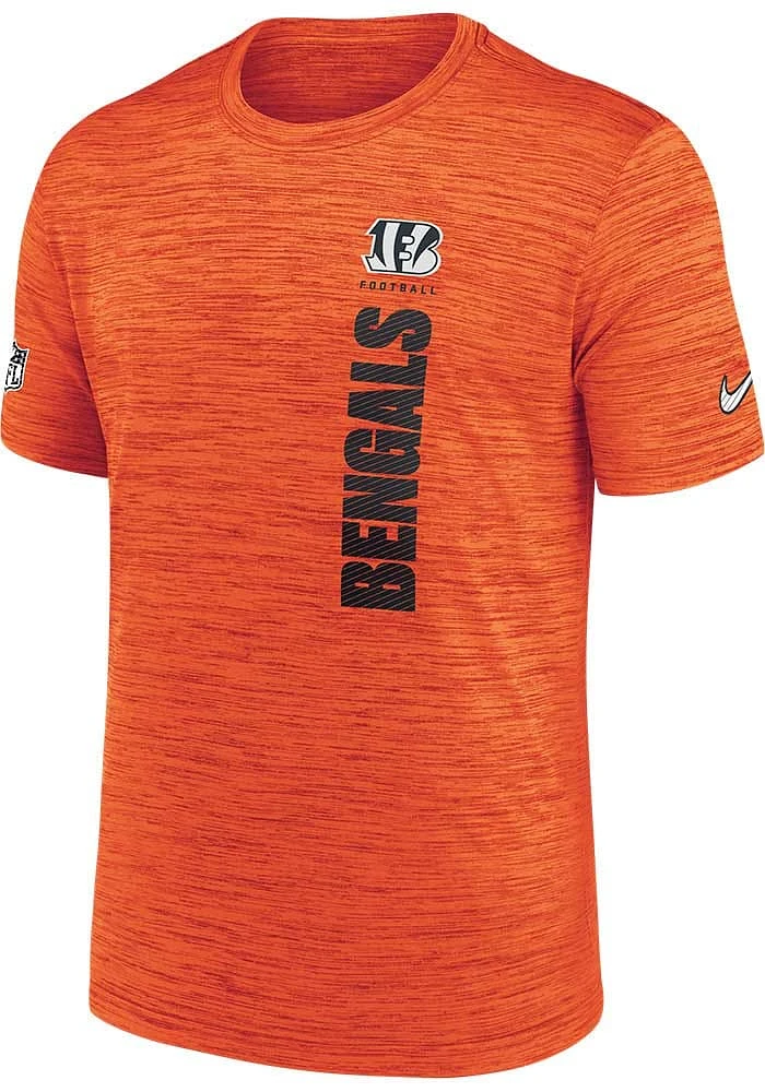 Nike Cincinnati Bengals Sideline Velocity Short Sleeve T Shirt