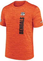 Nike Cincinnati Bengals Sideline Velocity Short Sleeve T Shirt