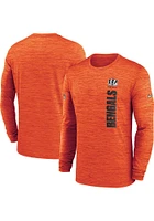 Nike Cincinnati Bengals Orange Sideline Velocity Long Sleeve T-Shirt