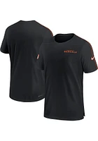 Nike Cincinnati Bengals Black Sideline Coach Short Sleeve T Shirt