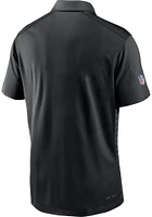 Nike Cincinnati Bengals Mens Black Sideline Victory Short Sleeve Polo