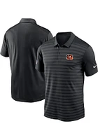 Nike Cincinnati Bengals Mens Black Sideline Victory Short Sleeve Polo