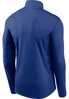 Nike Kansas City Royals Mens Blue Element Long Sleeve Qtr Zip Pullover