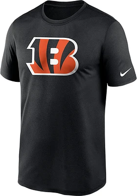 Nike Cincinnati Bengals Black Logo Legend Design Short Sleeve T Shirt