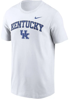 Nike Kentucky Wildcats White Wordmark Design Short Sleeve T Shirt