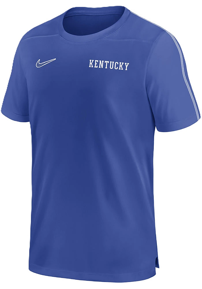 Nike Kentucky Wildcats Sideline Coach Short Sleeve T Shirt