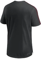 Nike Ohio State Buckeyes Black Sideline Coach Short Sleeve T Shirt