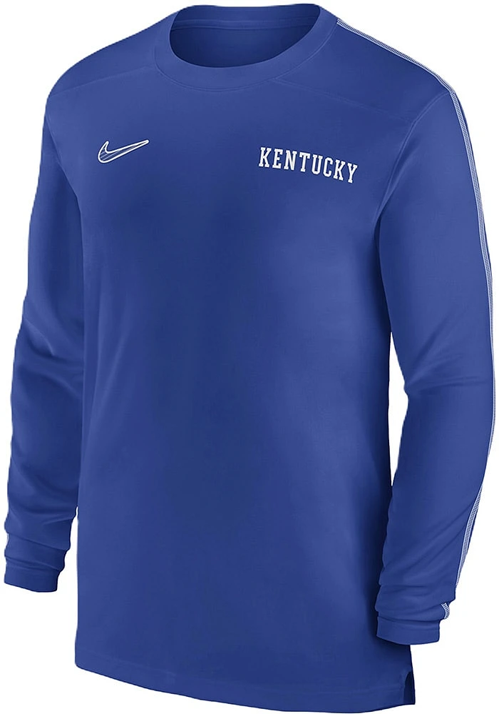 Nike Kentucky Wildcats Sideline Coach Long Sleeve T-Shirt