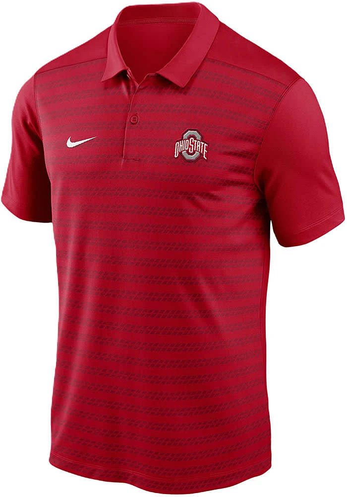 Nike Ohio State Buckeyes Mens Sideline Victory Short Sleeve Polo