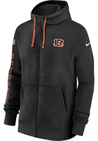 Nike Cincinnati Bengals Mens Black Sideline Club Long Sleeve Full Zip Jacket