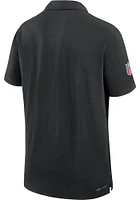 Nike Cincinnati Bengals Mens Black Sidline Dri Fit Short Sleeve Polo