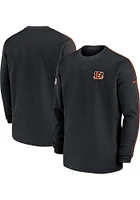 Nike Cincinnati Bengals Mens Black Sideline Coach Long Sleeve Sweatshirt