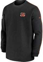 Nike Cincinnati Bengals Mens Black Sideline Coach Long Sleeve Sweatshirt