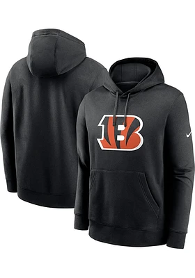 Nike Cincinnati Bengals Mens Black Club Long Sleeve Hoodie