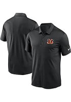 Nike Cincinnati Bengals Mens Black Franchise Short Sleeve Polo