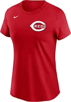 Nike Cincinnati Reds Womens Red Gameday Short Sleeve T-Shirt