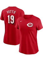 Nike Cincinnati Reds Womens Red Gameday Short Sleeve T-Shirt