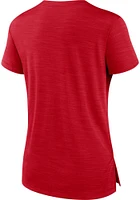 Nike Cincinnati Reds Womens Red Stack Short Sleeve T-Shirt