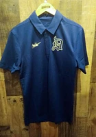 Nike Detroit Tigers Mens Navy Blue Cooperstown Short Sleeve Polo