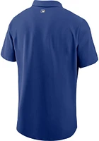 Nike Kansas City Royals Mens Blue Authentic Short Sleeve Polo