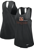 Nike Cincinnati Bengals Womens Black Primetime Cross Tank Top