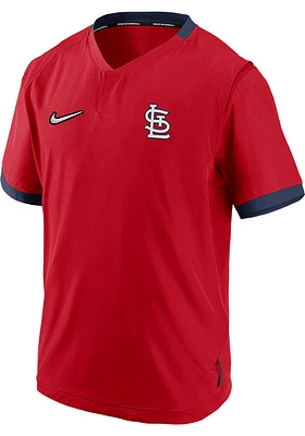 Nike St Louis Cardinals Mens Red Hot Jacket Short Sleeve