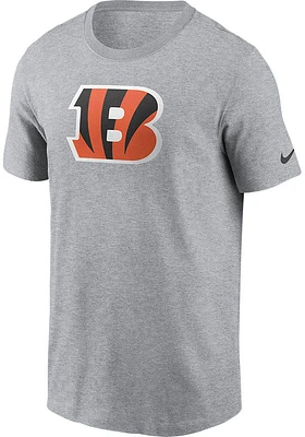 Nike Cincinnati Bengals Grey Logo Short Sleeve T Shirt