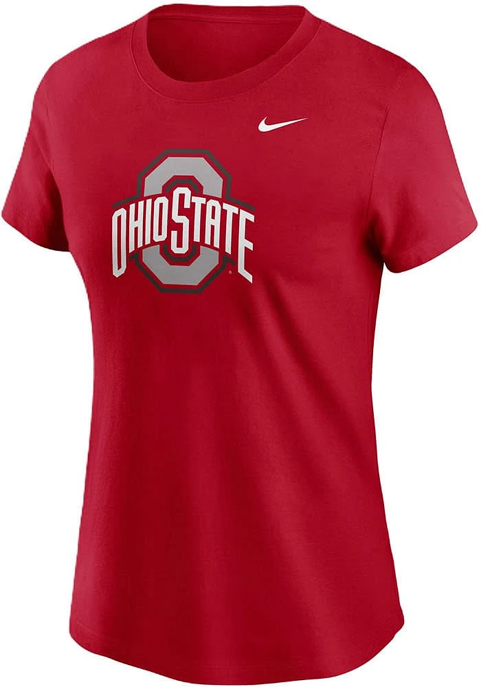 Nike Ohio State Buckeyes Womens Primetime Short Sleeve T-Shirt