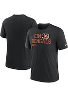 Nike Cincinnati Bengals Black Triblend Short Sleeve Fashion T Shirt