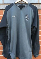 Nike Chicago White Sox Mens Grey Authentic Thermal Long Sleeve Sweatshirt