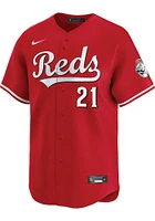 Hunter Greene Nike Cincinnati Reds Mens Red Alt Limited Baseball Jersey