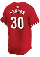 Will Benson Nike Cincinnati Reds Mens Red Alt Limited Baseball Jersey