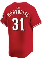 Jacob Hurtubise Nike Cincinnati Reds Mens Red Alt Limited Baseball Jersey